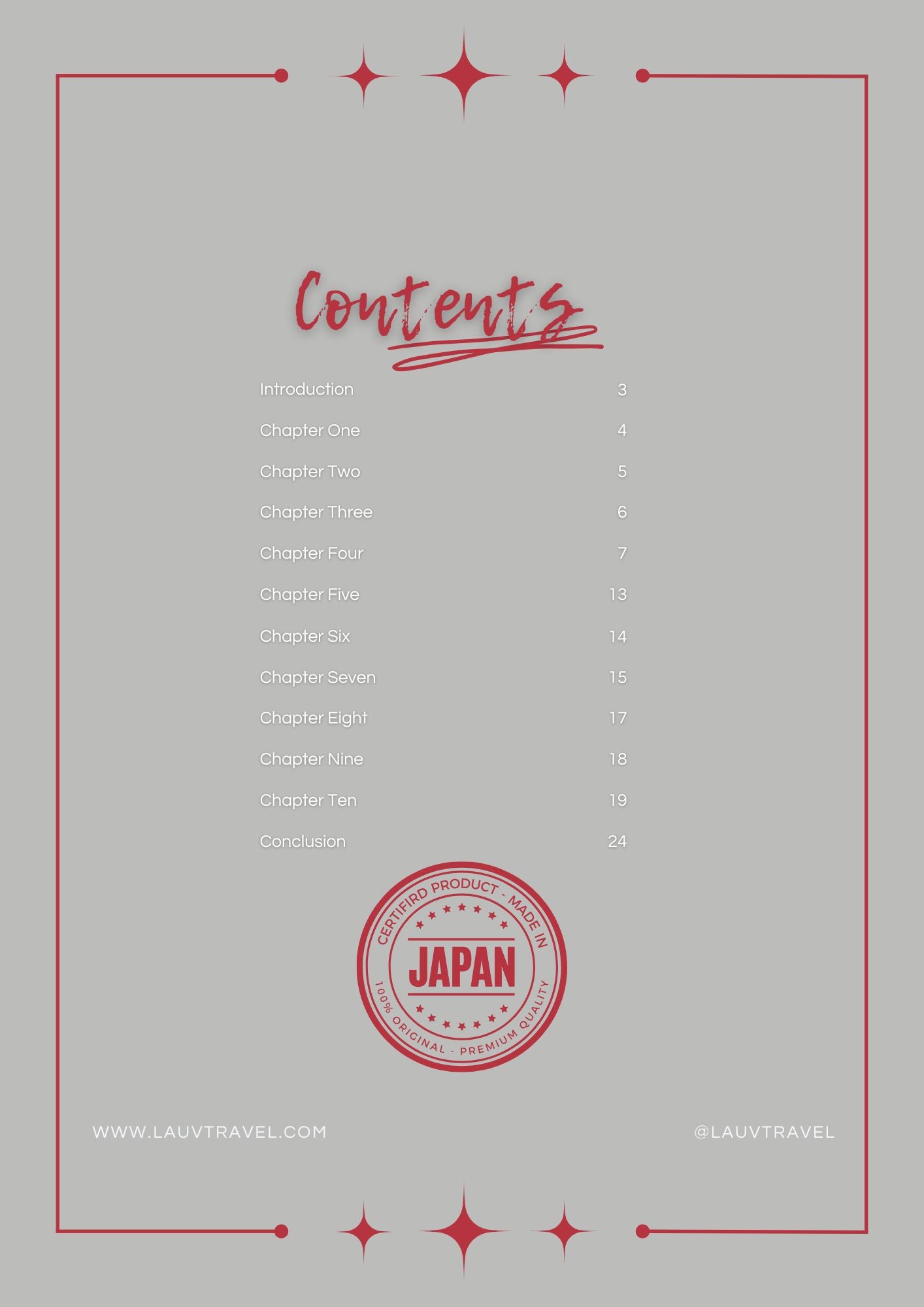 Travel Guide - Japan