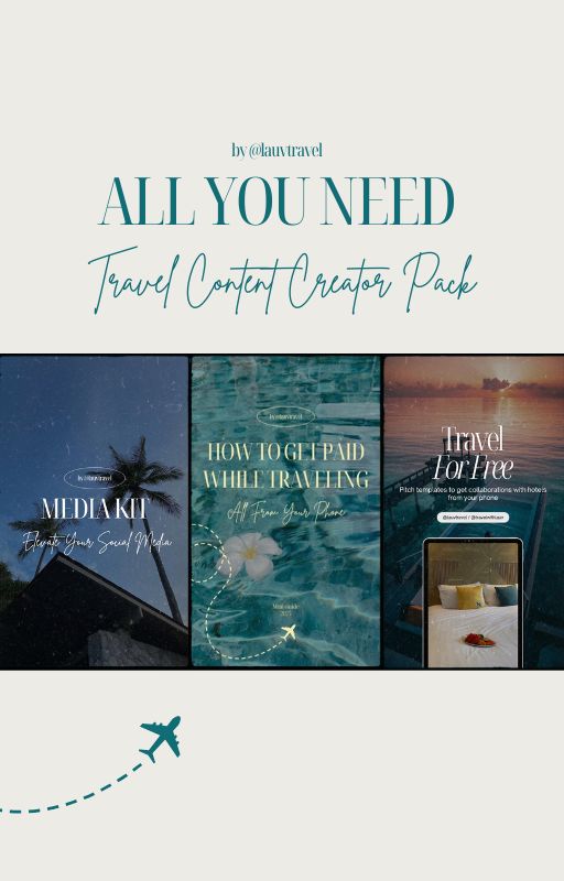 All You Need - Travel Content Creator Pack
